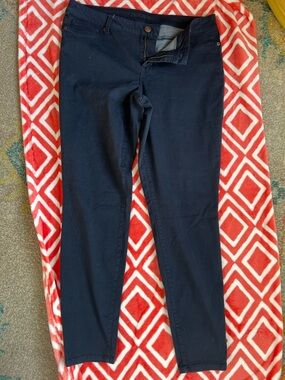 Maurices Navy Jeggings Jeans with Stretch XL Long